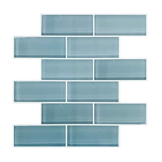RoomMates Blue Seaglass Peel & Stick Sitcktiles | 10.5" x 10.5" | Michaels®